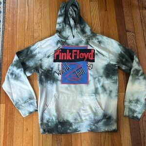 Pink Floyd Tie-Dye Hoodie with Graphic Design